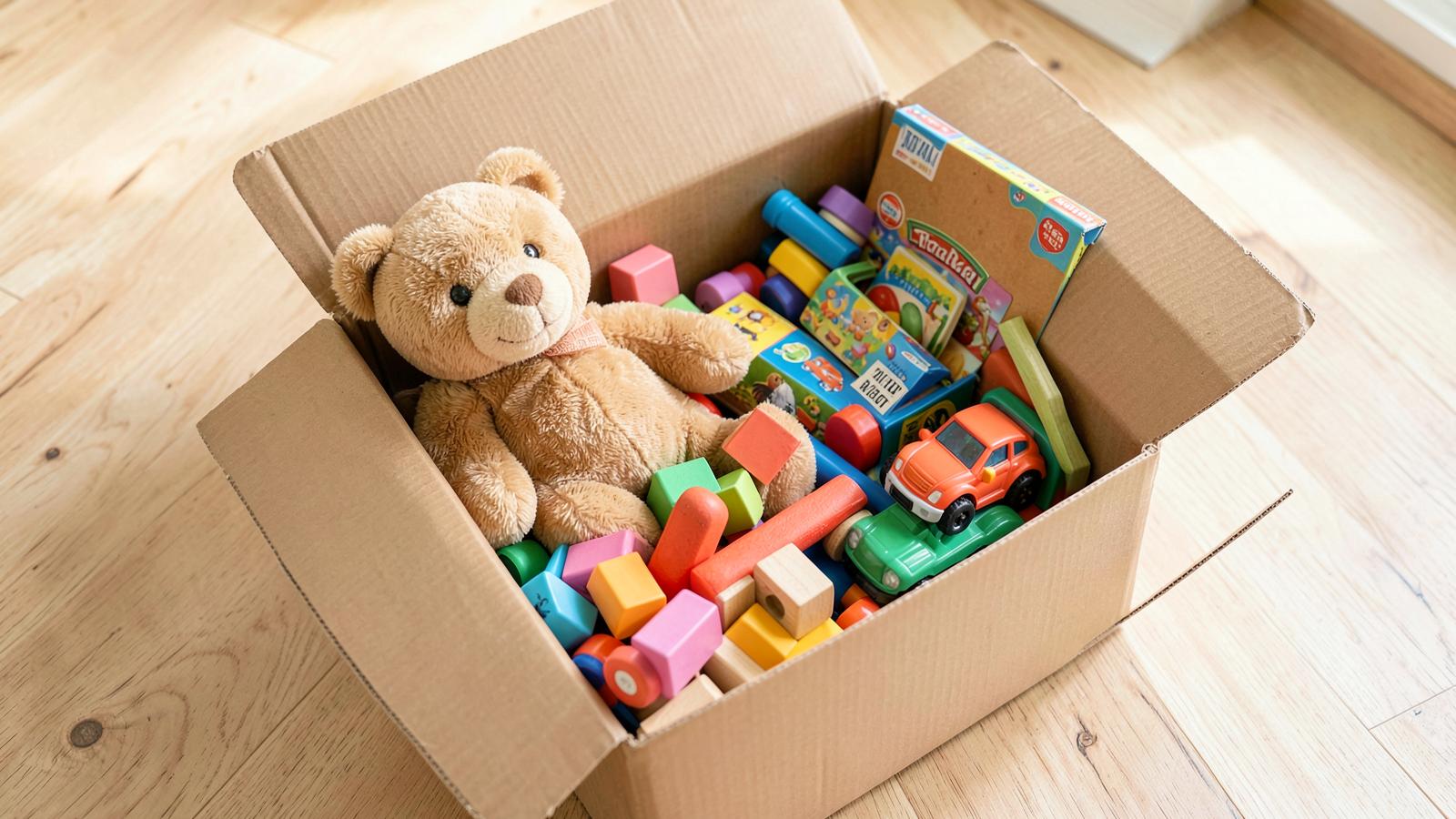 Cada criança com a sua lojinha de brinquedos